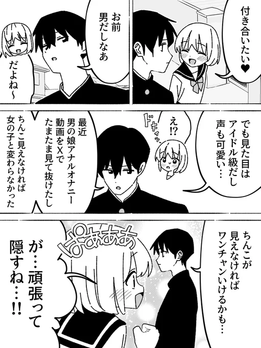 可愛い友達と付き合う話 