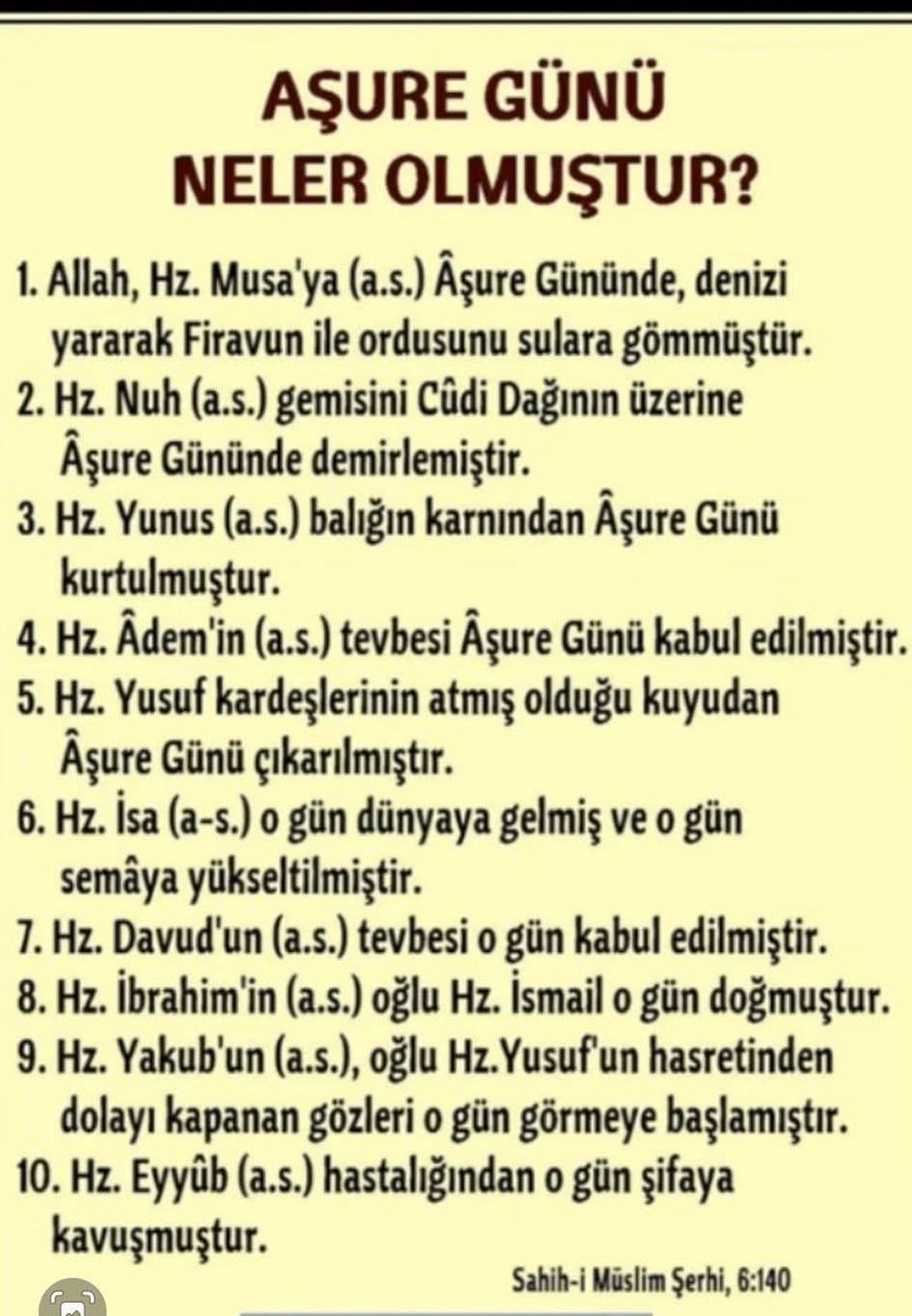 "Aşure’nin bereketi, ümmetin birliği ve dirilişi olsun inşallah."