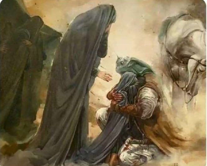 مختصر تحریر کرو حسین ع  کی غربت کی کہانی
 ہاۓ عباس (ع) کے بازو، اصغر (ع) کا گلا، قاسم (ع) کے ٹکڑے، اکبر (ع) کی جوانی،سکینہ(س) کے رخسار، زینب(س) کی چادر، 💔
#شب_عاشور