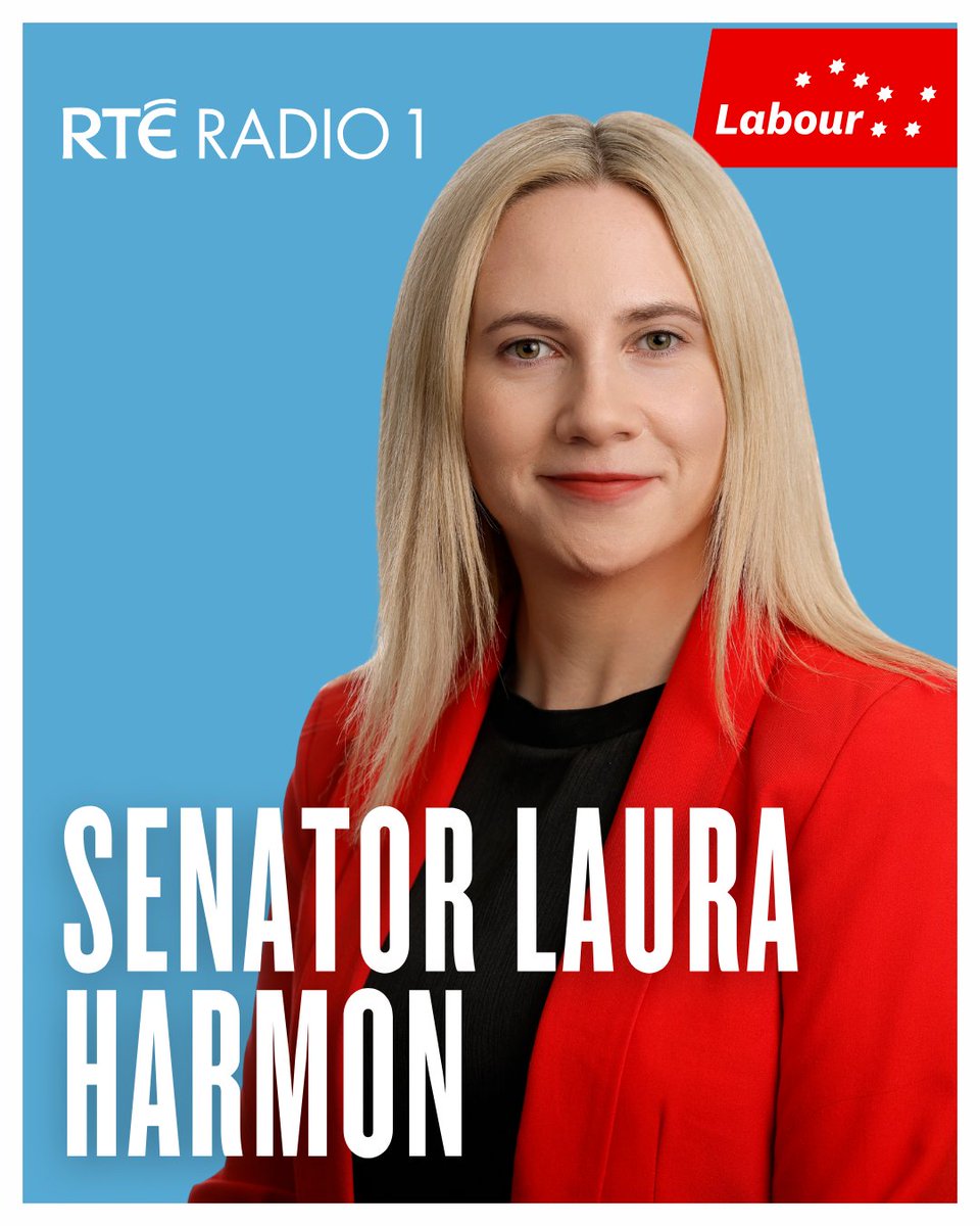 The Labour Party (@labour) on Twitter photo 📻️ Labour's spokesperson on Further and Higher Education Senator <a href="/LauraHarmon01/">Laura Harmon</a> will join the Saturday with Colm Ó Mongáin show on RTÉ Radio One this afternoon.
🕐️ Tune in from 1pm. 📻️ Labour's spokesperson on Further and Higher Education Senator <a href="/LauraHarmon01/">Laura Harmon</a> will join the Saturday with Colm Ó Mongáin show on RTÉ Radio One this afternoon.
🕐️ Tune in from 1pm.