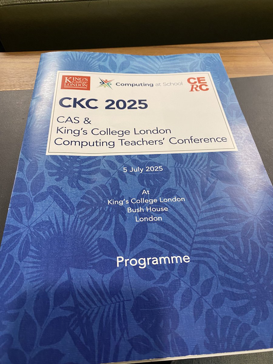 Osman3998's tweet image. Kicking off the day at the CAS & King’s College London Computing Teachers’ Conference! Excited to explore creative coding, AI in education, and fresh ways to inspire the next generation of digital thinkers. #CKC2025 #ComputingEducation #TeacherLife