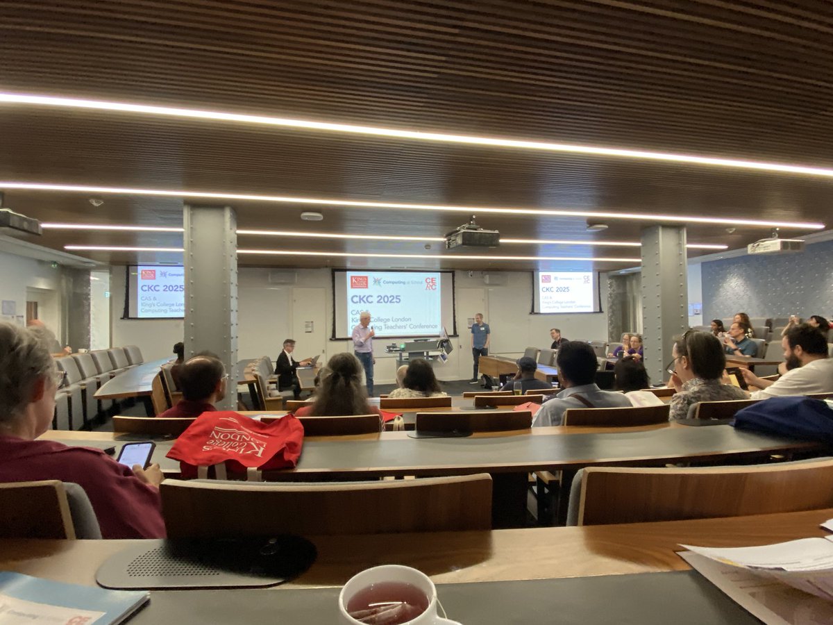 Osman3998's tweet image. Kicking off the day at the CAS & King’s College London Computing Teachers’ Conference! Excited to explore creative coding, AI in education, and fresh ways to inspire the next generation of digital thinkers. #CKC2025 #ComputingEducation #TeacherLife