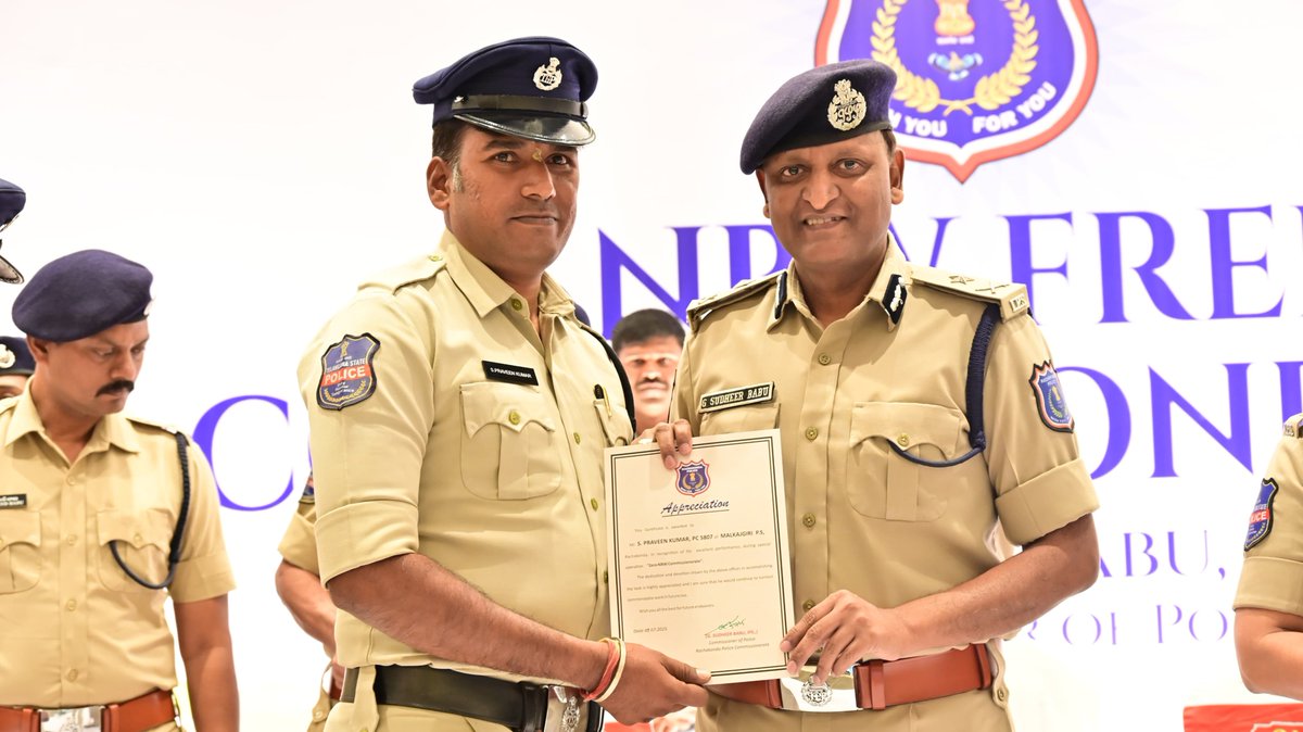 To ensure swift justice and reduce case backlog, #RachakondaPolice initiated “Operation NBW-Free Commissionerate” to execute 2847 pending Non-Bailable Warrants. Within 30 days, 2024 accused were produced before the court and 823 were processed through legal procedures. This