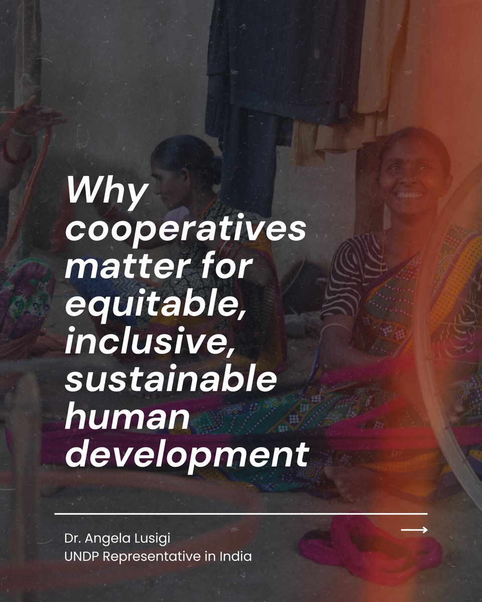 angelalusigi's tweet photo. Cooperatives = People-first development.
India has 27% of the world’s co-ops, empowering 290M+ people. For International Year of Cooperatives, lets scale for equity & resilience.
#Cooperatives #InclusiveEconomies #SDGs #DevelopmentThatWorks
⏩https://t.co/c2IpoaXnJ0 https://t.co/Xa73TqSTpR
