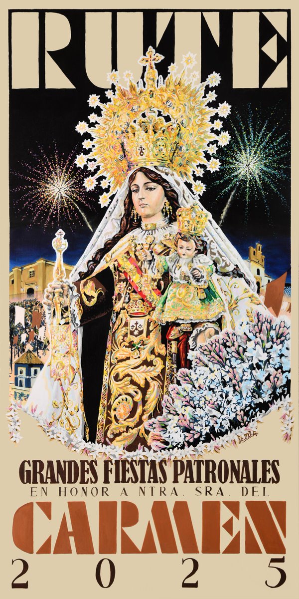 PRESENTADO EL CARTEL DE LAS FIESTAS PATRONALES DE RUTE 2025

Autor de la Pintura: Pablo Cortés del Pueblo.
<a href="/cortesdelpueblo/">P. Cortés Del Pueblo</a>