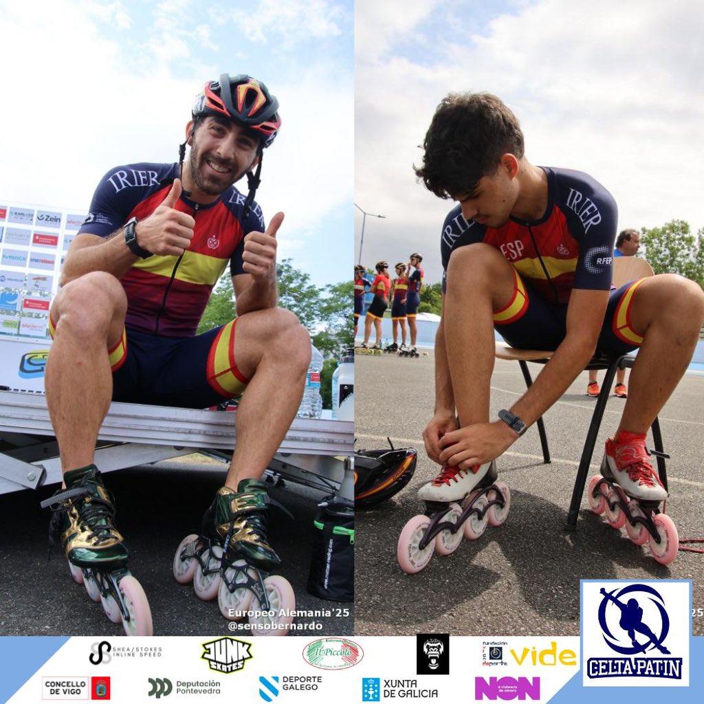 CAMPEONATO EUROPEO 🇪🇺🇪🇸 GROSS GERAU, ALEMANIA 🇩🇪📍
Estamos listos para ver a nuestros patinadores Chevi y Álvaro.
#celtapatin #cheviguzman #junkskates #antistasi #ristoranteilpiccolo #deportegalego #xuntadegalicia #deputacionpontevedra  #concellodevigo #patinajevelocidadvigo