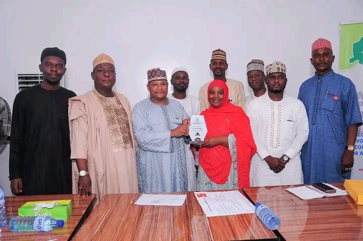 M. S. Abdullahi (@man_rabs99) on Twitter photo The Kano State Contributory Healthcare Management Agency (KSCHMA) has conferred an ambassadorial title on Dr. <a href="/AminuMagashiG/">Aminu Magashi Garba</a> Chair <a href="/AMGFoundation/">Aminu Magashi Garba Foundation</a> , in recognition of his outstanding contributions to improving healthcare access for vulnerable populations in Kano State. The Kano State Contributory Healthcare Management Agency (KSCHMA) has conferred an ambassadorial title on Dr. <a href="/AminuMagashiG/">Aminu Magashi Garba</a> Chair <a href="/AMGFoundation/">Aminu Magashi Garba Foundation</a> , in recognition of his outstanding contributions to improving healthcare access for vulnerable populations in Kano State.