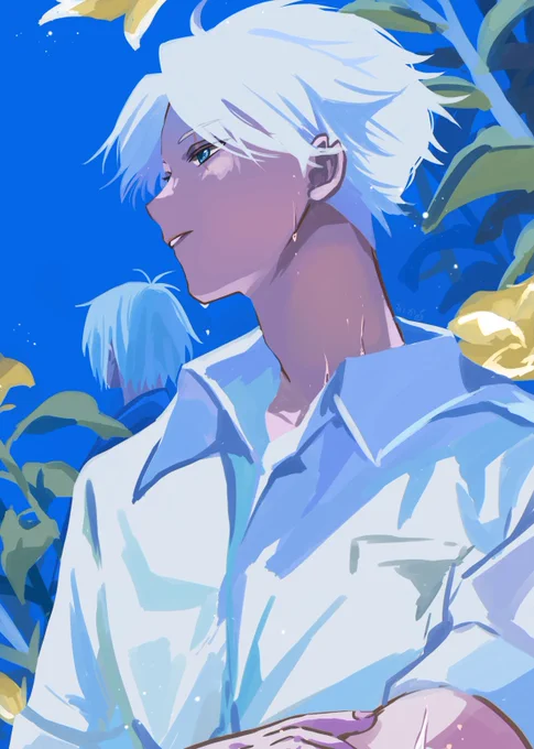 #これを見た人は無言で去年の7月の画像を貼る