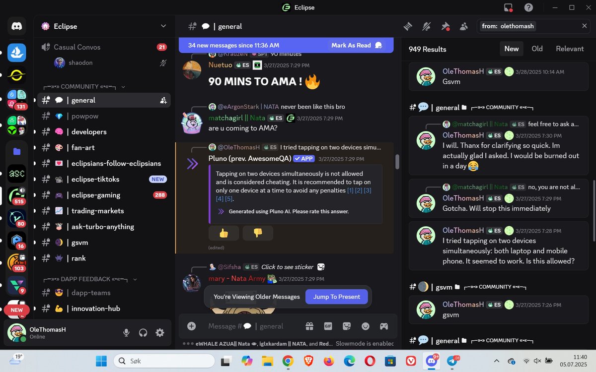 shrf0987's tweet image. MY LAST GSVM 💚
NGL my heart sank waking up to this knowing that I put my heart and soul into @EclipseFND over the last 6 months or so.
I joined the Eclipse community 1.5 years ago not knowing what to expect, but the Ethereum + SVM combination spoke to me and I was hoping this…