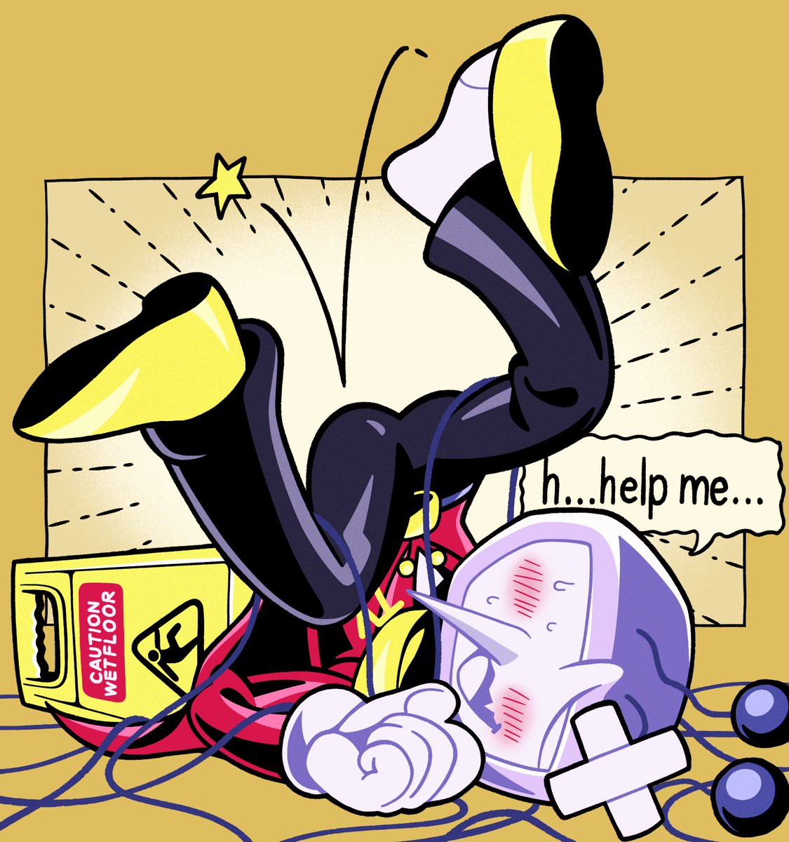 #deltarune 
すってんころりん！