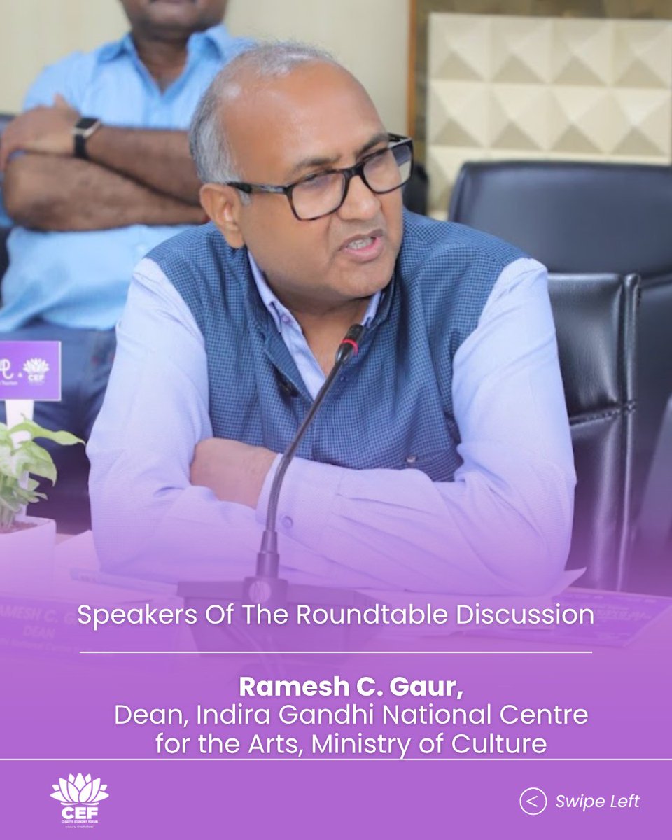 Creative Economy Forum (@cef_india) on Twitter photo Appreciating <a href="/gaurrc/">Ramesh C Gaur, Dean (A) IGNCA &Ex-Director,NSD</a>, Dean at Indira Gandhi National Centre for the Arts, Ministry of Culture, for his insightful contributions to the Roundtable. His expertise helped frame Delhi’s emergence as a Creative Capital.
Organised by <a href="/CEF_india/">Creative Economy Forum</a> <a href="/supriasuri/">SU</a> #CreativeEconomyForum #CEF Appreciating <a href="/gaurrc/">Ramesh C Gaur, Dean (A) IGNCA &Ex-Director,NSD</a>, Dean at Indira Gandhi National Centre for the Arts, Ministry of Culture, for his insightful contributions to the Roundtable. His expertise helped frame Delhi’s emergence as a Creative Capital.
Organised by <a href="/CEF_india/">Creative Economy Forum</a> <a href="/supriasuri/">SU</a> #CreativeEconomyForum #CEF