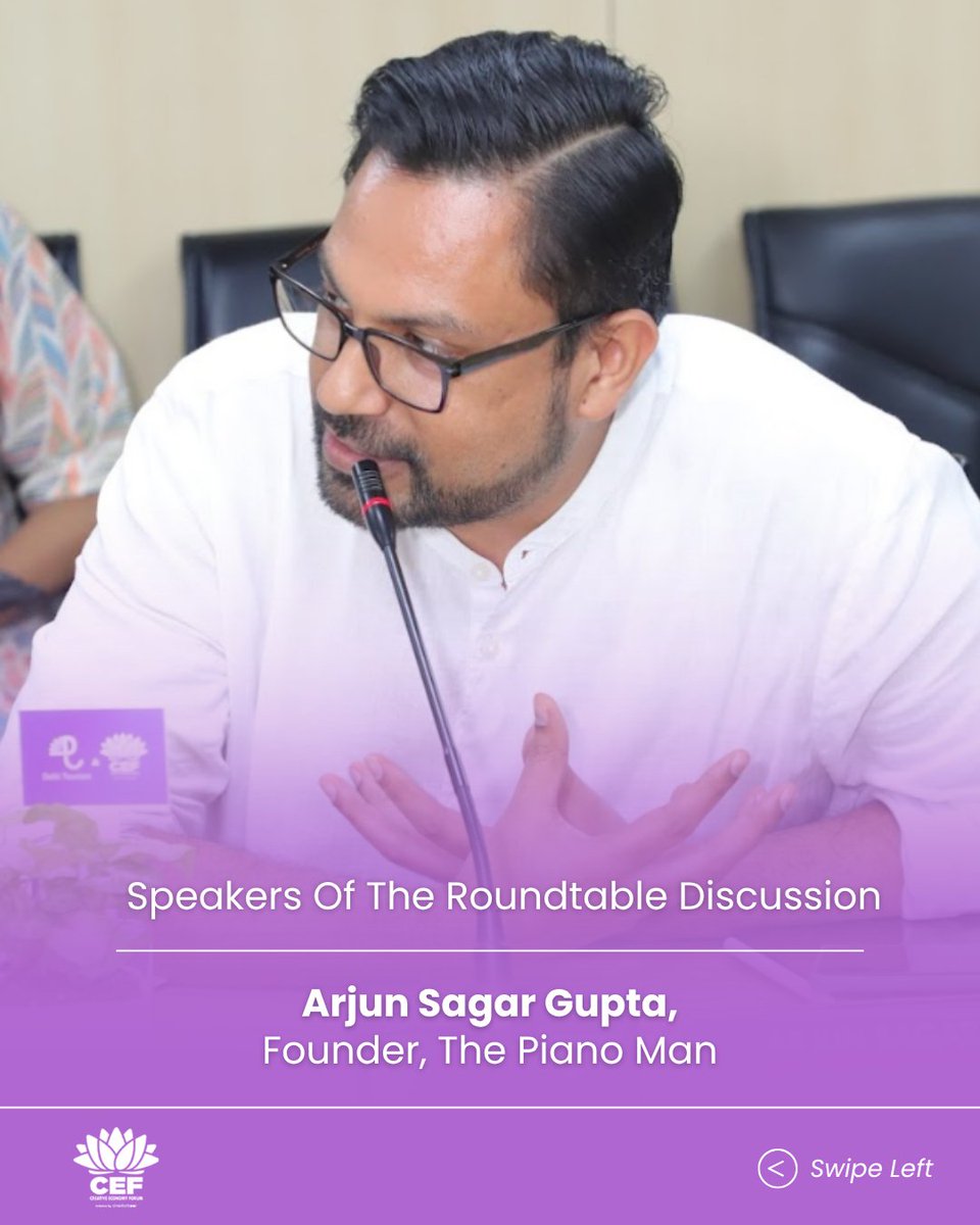 Creative Economy Forum (@cef_india) on Twitter photo Thank you <a href="/asg_tpm/">Arjun Sagar Gupta</a>, leadership as Founder of The Piano Man was key to the Roundtable, inspiring ideas around Delhi’s creative economy and future. Organized by <a href="/CEF_india/">Creative Economy Forum</a> #CreativeEconomyForum #CEF <a href="/supriasuri/">SU</a> Thank you <a href="/asg_tpm/">Arjun Sagar Gupta</a>, leadership as Founder of The Piano Man was key to the Roundtable, inspiring ideas around Delhi’s creative economy and future. Organized by <a href="/CEF_india/">Creative Economy Forum</a> #CreativeEconomyForum #CEF <a href="/supriasuri/">SU</a>