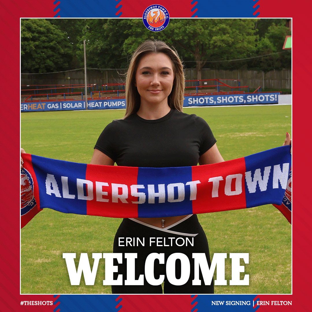 WomensATFC's tweet image. Kicking off our afternoon of signings is Erin Felton 🤝
A dynamic attacking player who prides herself on not only her goalscoring abilities, but also in creating chances for teammates 🤩
Welcome to the Shots, Erin ❤️💙