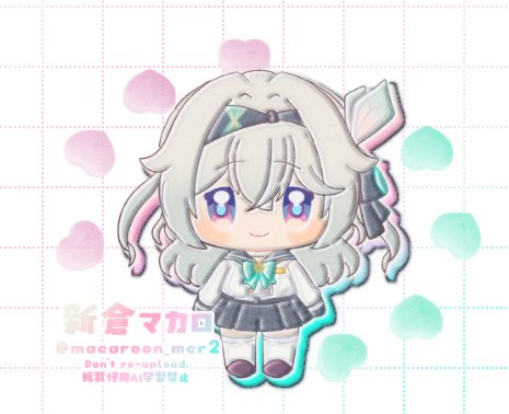 macaroon_mcr2's tweet image. ぷくぷくシール風ホタルちゃん
#FireflyHSR