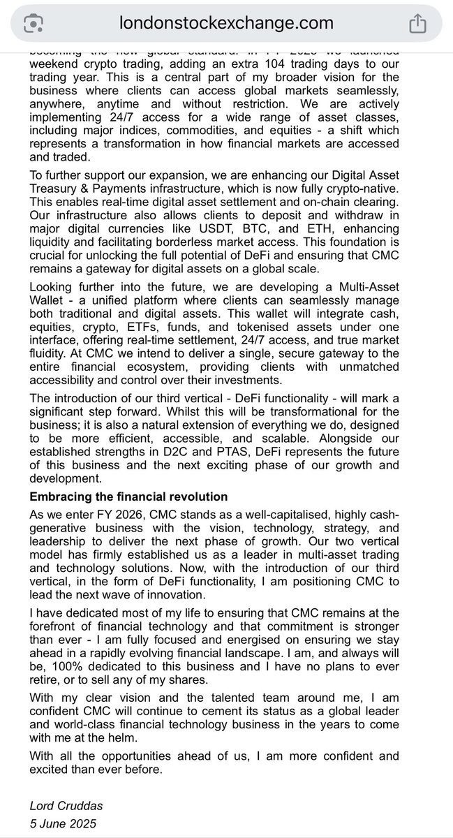 TradingCatman's tweet photo. @CMCMarkets increased their stake in $STRX @TradeStrikeBVI to 51%, making it a core strategic vertical. Major development resources committed with big milestones ahead. Currently valued at $40M mcap with potential billions. Forget memes real revolution is #StrikeX #Tokenization https://t.co/82iX56EMUX
