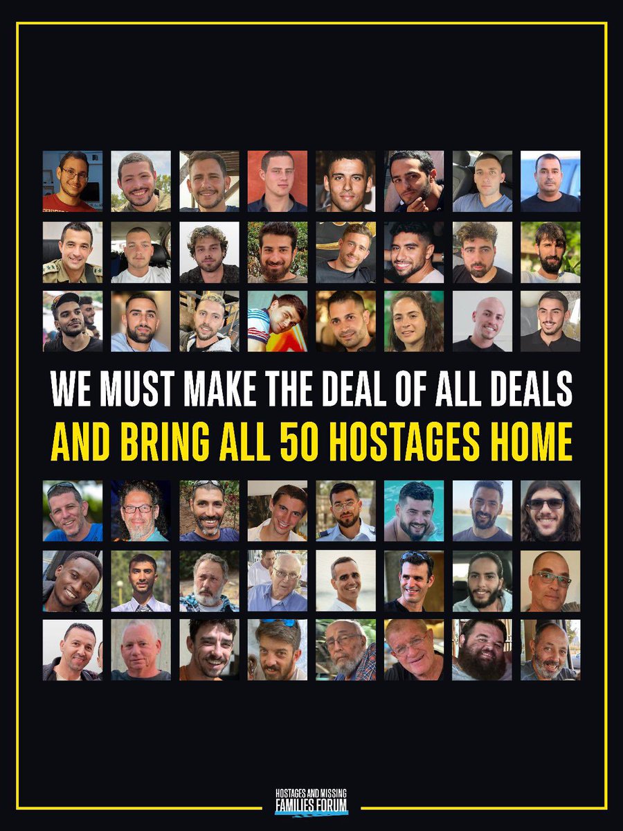 Tonight - Hostages’ Families Rally at Hostages Square: “Bring the Hostages Home, End the Fighting”

Saturday | July 5th | 8:00 PM | Hostages Square, Tel Aviv

Against the backdrop of reports about a partial deal and the Prime Minister’s trip to the United States, the families of