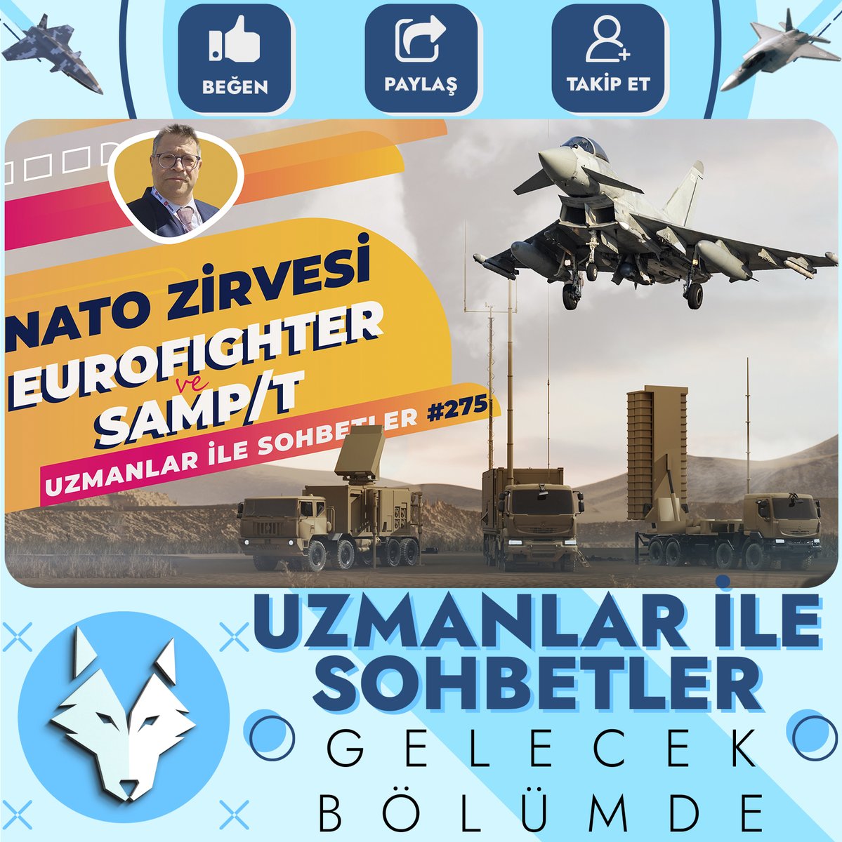 Kaner Kurt (@kanerkurt) on Twitter photo 📢TURDEF Genel Yayın Yönetmeni Özgür Ekşi ile Nato Zirvesi , Eurofighter Typhoon ve Samp/T tedariki hakkında son gelişmeleri değerlendirdiğimiz Uzmanlar ile Sohbetler'in YENi Bölümü YARIN (Pazar) Saat 13:30'da YAYINDA. Takipte Kalın. Saygılarımla
📍<a href="/eksiozgur/">Özgür Ekşi</a> 📢TURDEF Genel Yayın Yönetmeni Özgür Ekşi ile Nato Zirvesi , Eurofighter Typhoon ve Samp/T tedariki hakkında son gelişmeleri değerlendirdiğimiz Uzmanlar ile Sohbetler'in YENi Bölümü YARIN (Pazar) Saat 13:30'da YAYINDA. Takipte Kalın. Saygılarımla
📍<a href="/eksiozgur/">Özgür Ekşi</a>
