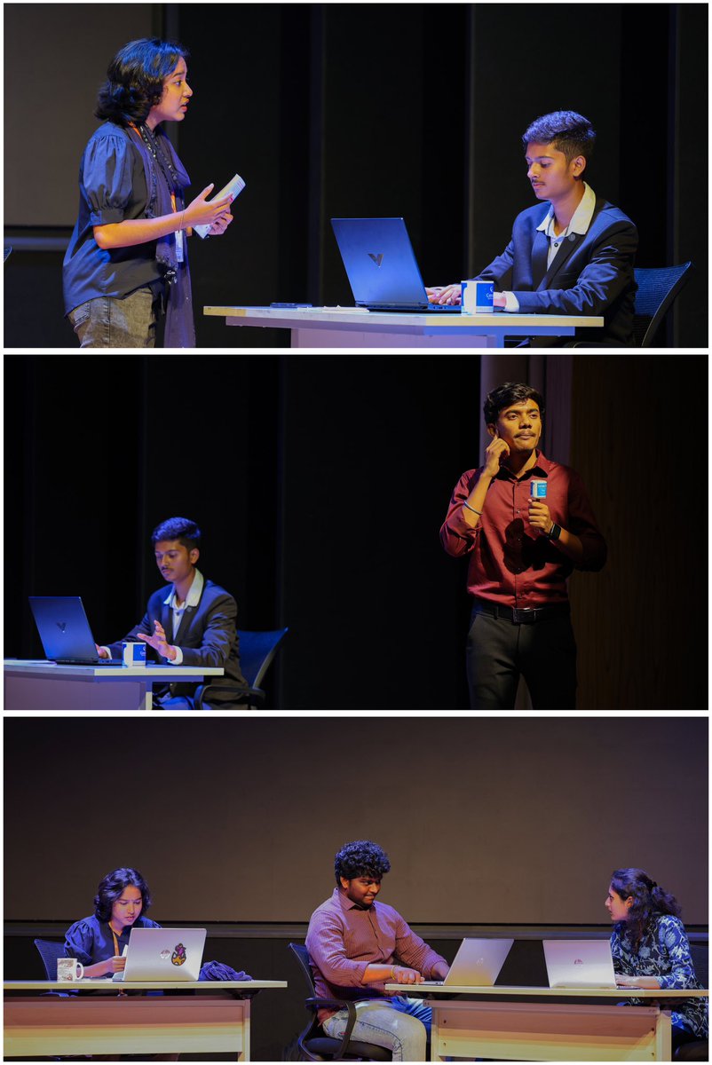 ChanakyaUni's tweet image. “Chaitanya Neeti” – A Theatrical Reflection on Chanakya’s Teachings and Contemporary Society by Engineering Students at Chanakya University

Continuing Chanakya University’s commitment to holistic, value-based education, students from the School of Engineering staged the original…