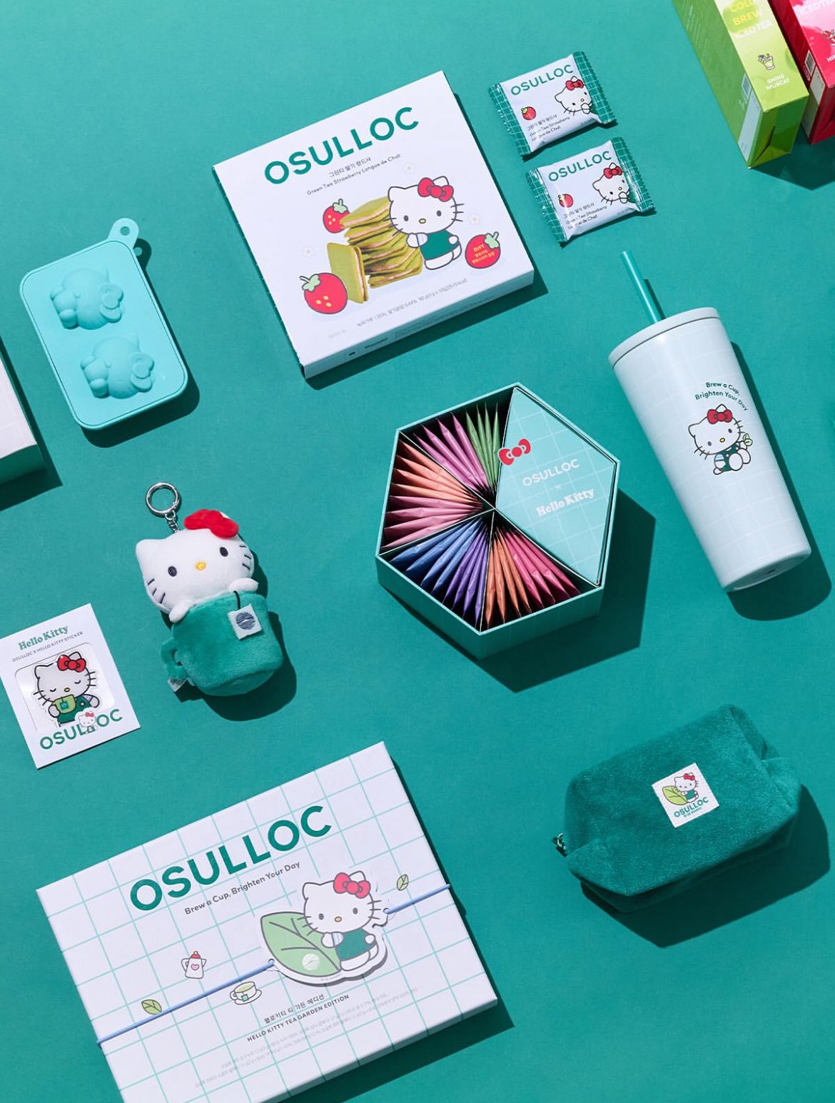 OSULLOC 韓国限定 ハローキティ コラボ ティーバッグ サンリオ OSULLOC 韓国限定 ハローキティ コラボ ティーバッグ サンリオ