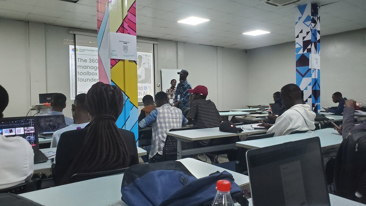 Happening now <a href="/CavendishUniver/">Cavendish University</a>
#BuildWithAIKampala!

 <a href="/unbowed_atwiine/">Atwiine (⁠✷⁠‿⁠✷⁠)</a> just broke it down brilliantly with “The 360 Product Management Toolbox for Founders”  
From big-picture strategy to day-to-day execution, she laid out the real tools every founder should have in their pocket