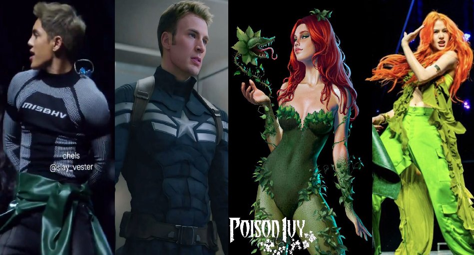 Android 18 💫 (@android_atin) on Twitter photo When a Marvel hero meets a DC villain.
<a href="/stellajero_/">Stell Ajero</a> as Captain America
<a href="/zuluetAlfea/">G22 Alfea</a> as Poison Ivy
SB19 RULES OPMCON
<a href="/SB19Official/">SB19 Official</a> #SB19
#SB19ShinesPureGold When a Marvel hero meets a DC villain.
<a href="/stellajero_/">Stell Ajero</a> as Captain America
<a href="/zuluetAlfea/">G22 Alfea</a> as Poison Ivy
SB19 RULES OPMCON
<a href="/SB19Official/">SB19 Official</a> #SB19
#SB19ShinesPureGold
