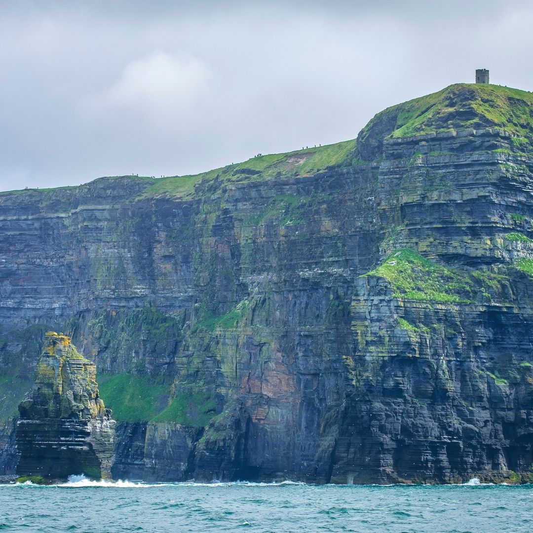 🚤✨ Exploring the stunning Cliffs of Moher by boat in County Clare, Ireland! Breathtaking views and unforgettable memories await. 🌊🇮🇪