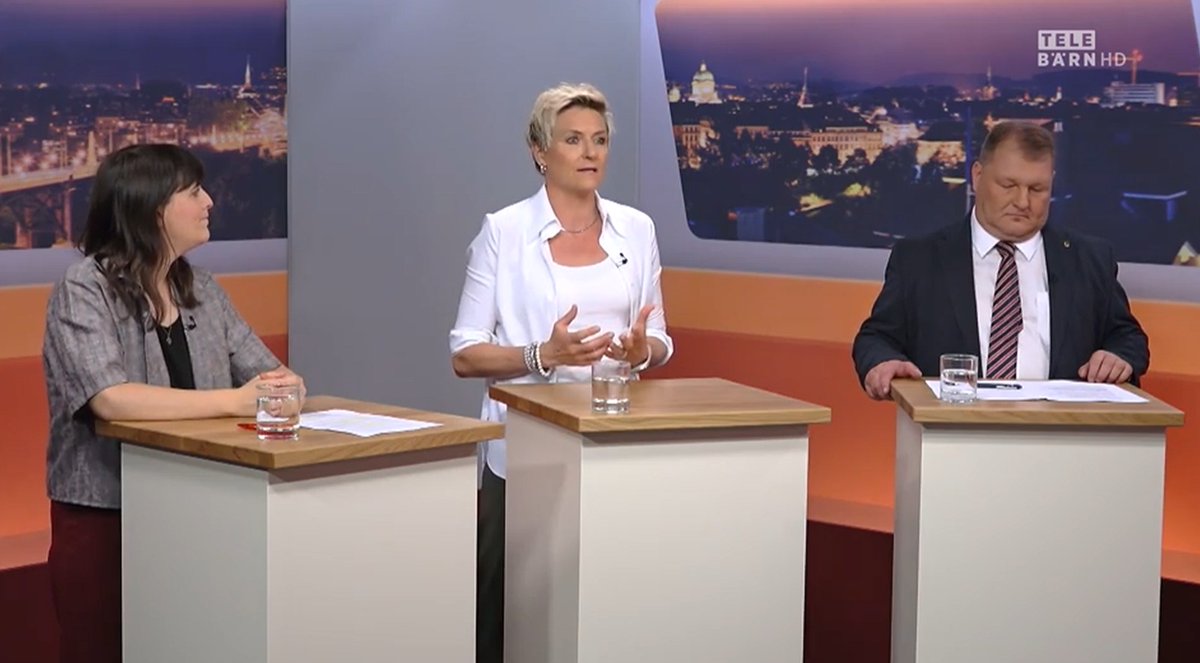 #BärnerRundi bei #Telebärn: Klare Kante gegen Gewalt, Dialog bleibt wichtig. Nicht jeder Vorfall auf der Schützenmatte ist ein Reitschule-Problem und der runde Tisch muss weitergehen: telebaern.tv/barner-rundi/a…