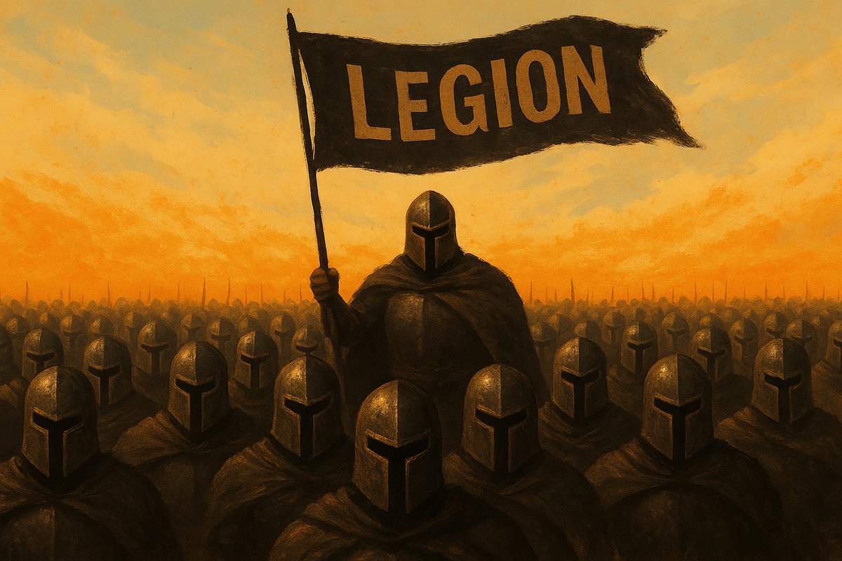 TheLegionNow's tweet photo. We’re building strength to strike hard and loud

Don’t forget a fast rise often leads to a fast fall

We are legionnaires, moving with discipline toward our goal  and we will reach it

#CryptoNews #CryptoLaunch #degen #sol #btc https://t.co/mHFHv8jIt2