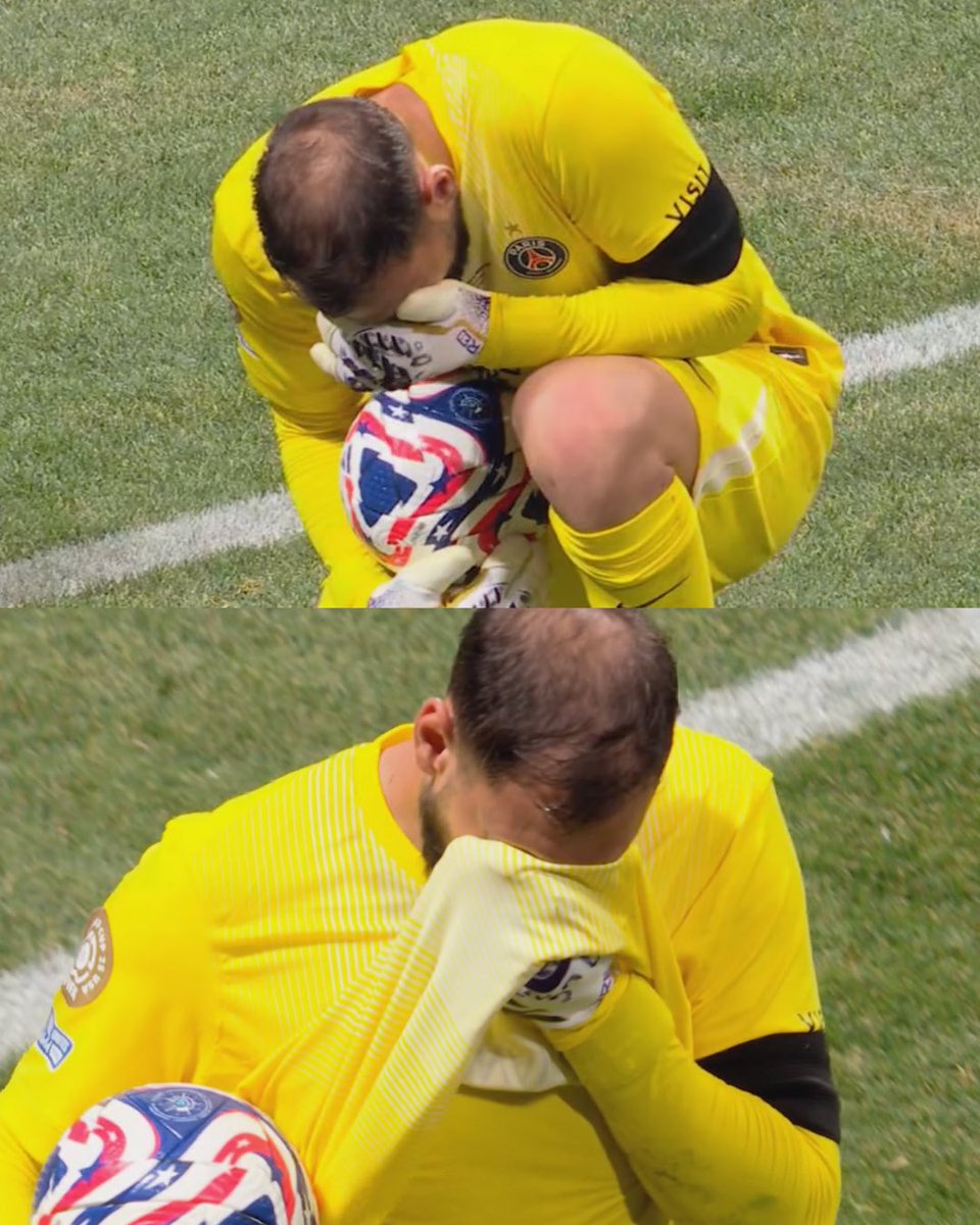 Heavy emotions for Donnarumma as Musiala appears to have suffered a serious injury 🤕