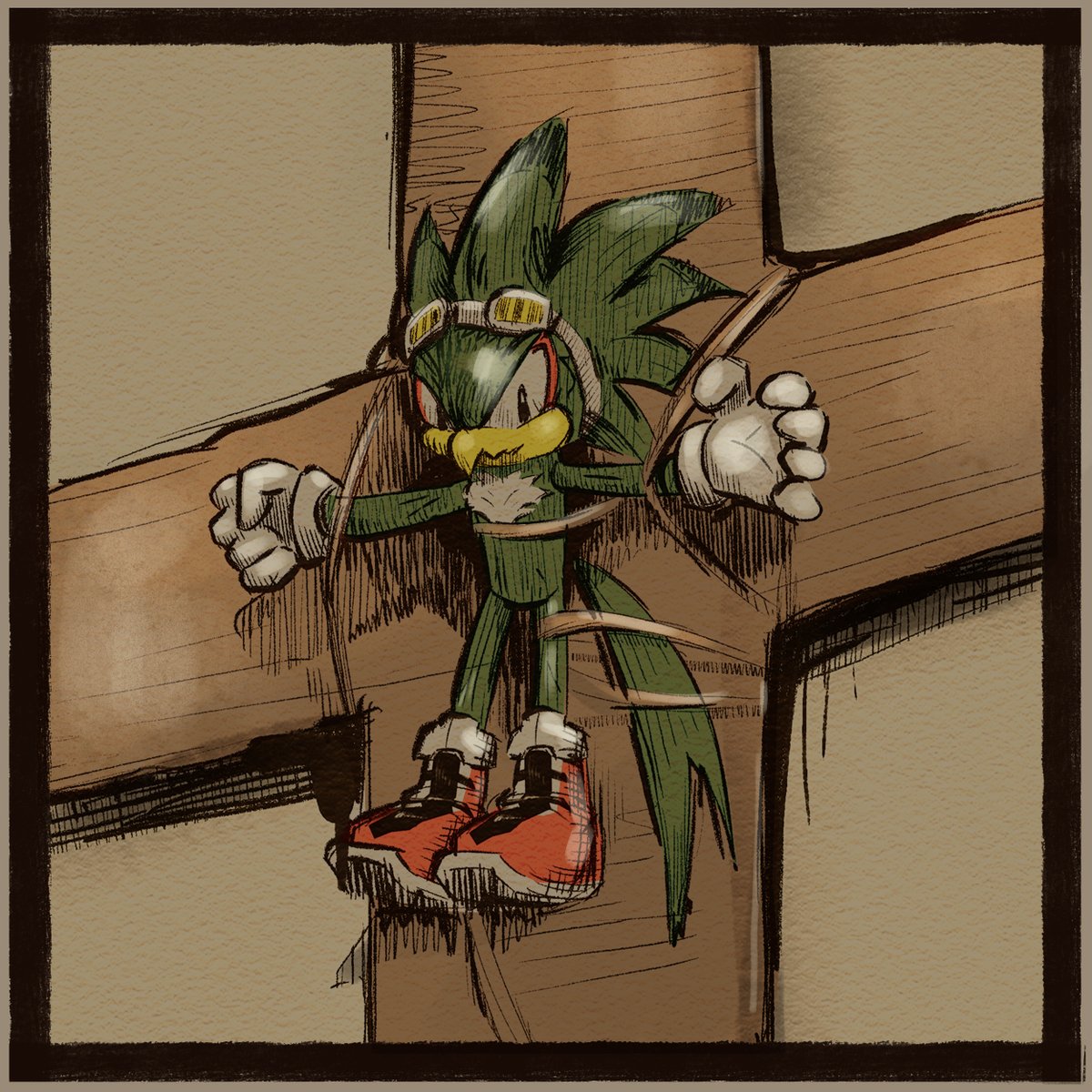Boggart2dapoint's tweet image. Jet the Hawk has sinned.
And y’all did not forgive him.
✝️ Sketch study, because sometimes the art fights back.
Thanks, Harley!
#JetTheHawk #SonicArt #FanArt #EdgyArt #DigitalSketch #CommissionOpen