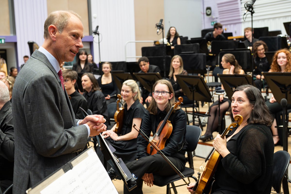 Chetham's School of Music (@chethams) on Twitter photo What a way to end the year! 🎶
Chetham’s Symphony Orchestra performed side-by-side with the <a href="/BBCPhilharmonic/">BBC Philharmonic Orchestra</a>, with our Royal Patron, HRH The Duke of Edinburgh, joining us for an unforgettable evening.
Wishing all our students a great summer, and every success to our Leavers! 🧡🎓 What a way to end the year! 🎶
Chetham’s Symphony Orchestra performed side-by-side with the <a href="/BBCPhilharmonic/">BBC Philharmonic Orchestra</a>, with our Royal Patron, HRH The Duke of Edinburgh, joining us for an unforgettable evening.
Wishing all our students a great summer, and every success to our Leavers! 🧡🎓