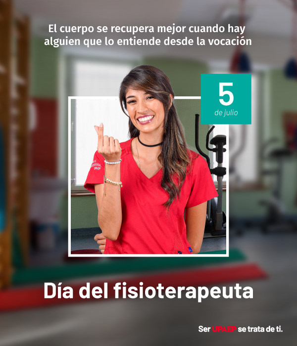 UPAEP's tweet photo. Hoy celebramos a quienes hacen de cada movimiento una señal de vida, de cada progreso un triunfo compartido, y de su profesión una verdadera vocación al servicio del otro.

#CuidarEsTransformar #FisioterapiaConCorazón #DíaDelFisioterapeuta https://t.co/JKm9s66Upw