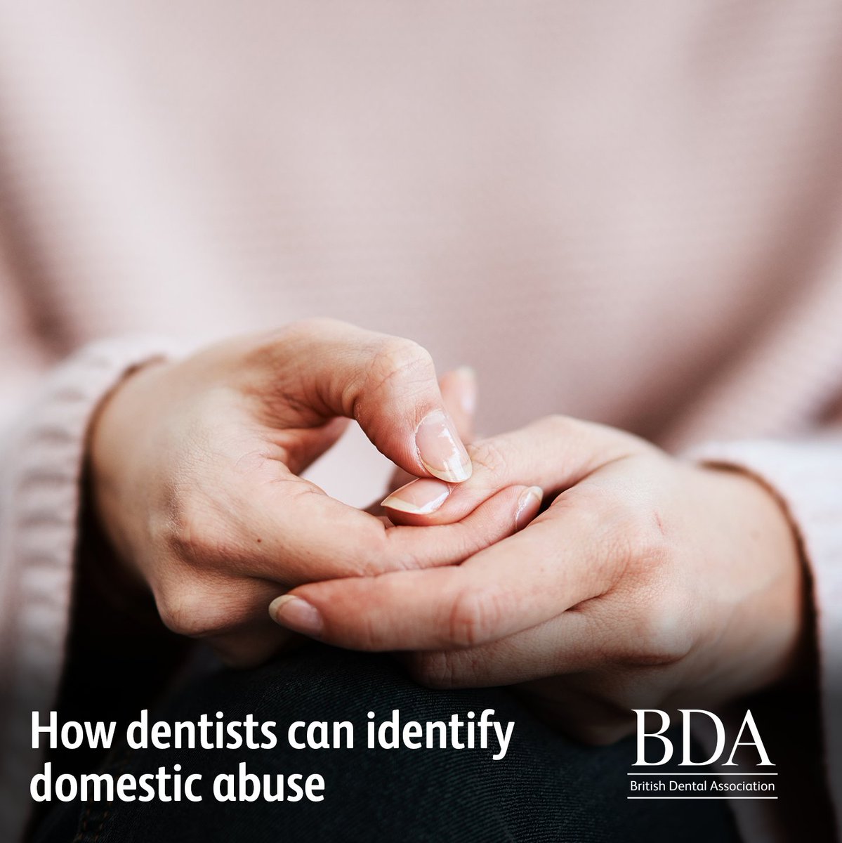 BDA (@thebda) on Twitter photo Domestic abuse can affect anyone.
This blog explores how dental teams can play a vital role in recognising the signs, responding appropriately, and guiding patients to the right support.
Read: bda.org/news-and-opini… Domestic abuse can affect anyone.
This blog explores how dental teams can play a vital role in recognising the signs, responding appropriately, and guiding patients to the right support.
Read: bda.org/news-and-opini…
