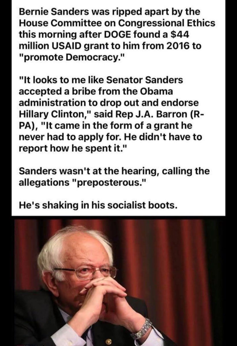 Politiko_famous's tweet image. @BernieSanders #socialism #Zeroprogress #Zerodevelopment #Cuban #woke #ethicscommittee #BigBeautifulBill #bribe #democracy #4thofJuly #IndependenceDay