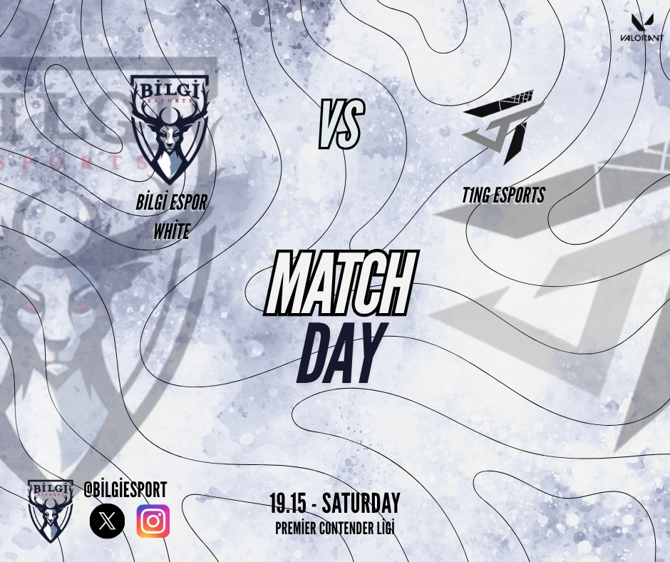 BilgiEspor (@bilgiesport) on Twitter photo Bugün saat 19.15te premier contender liginde Bilgi Espor white takımımız <a href="/t1ngesports_/">T1NG Esports</a> karşılaşacak.
İki takıma da başarılar dileriz... GLHF Bugün saat 19.15te premier contender liginde Bilgi Espor white takımımız <a href="/t1ngesports_/">T1NG Esports</a> karşılaşacak.
İki takıma da başarılar dileriz... GLHF