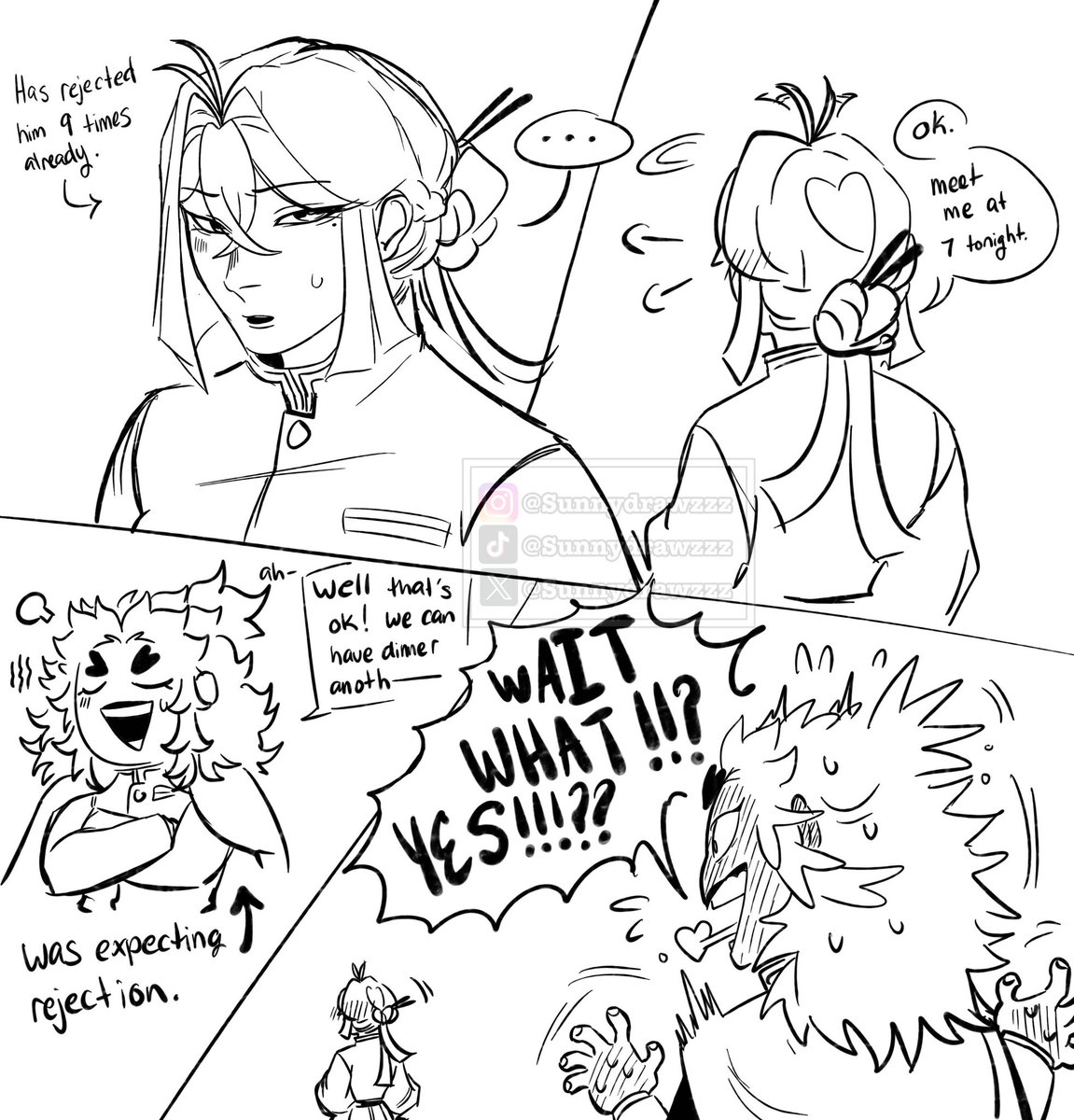 🔥🐈‍⬛ dinner date