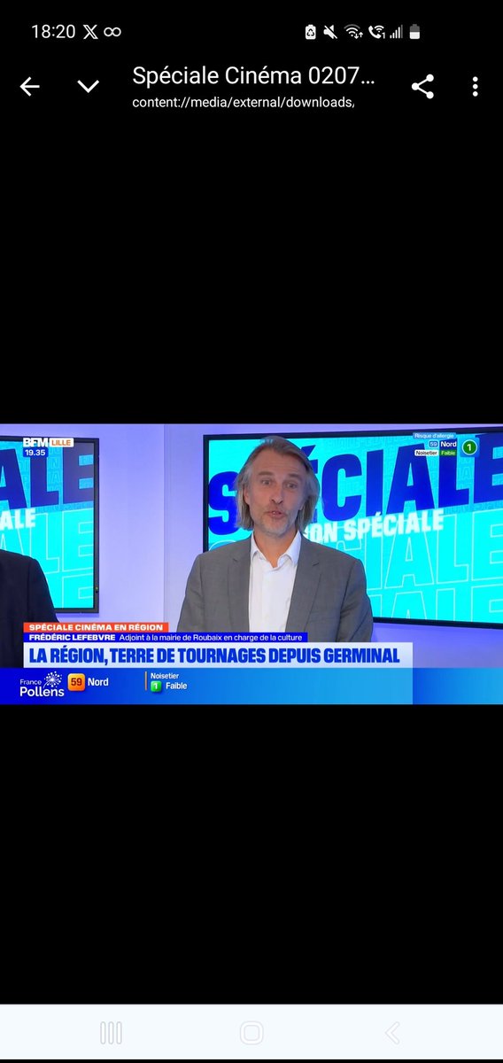 LefebvreFred59's tweet image. Très heureux de représenter @roubaix et l&apos;action des @hautsdefrance dans Cinéma sur @BFMGrandLille. 
Grâce à notre action en faveur de l&apos;accueil des tournages et à @Pictanovo, @roubaix est la ville qui accueille le plus grand nombre de tournages dans la région #fiertéroubaisienne