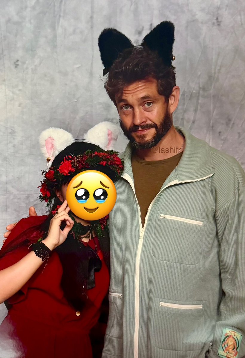 He put on the cat ears!