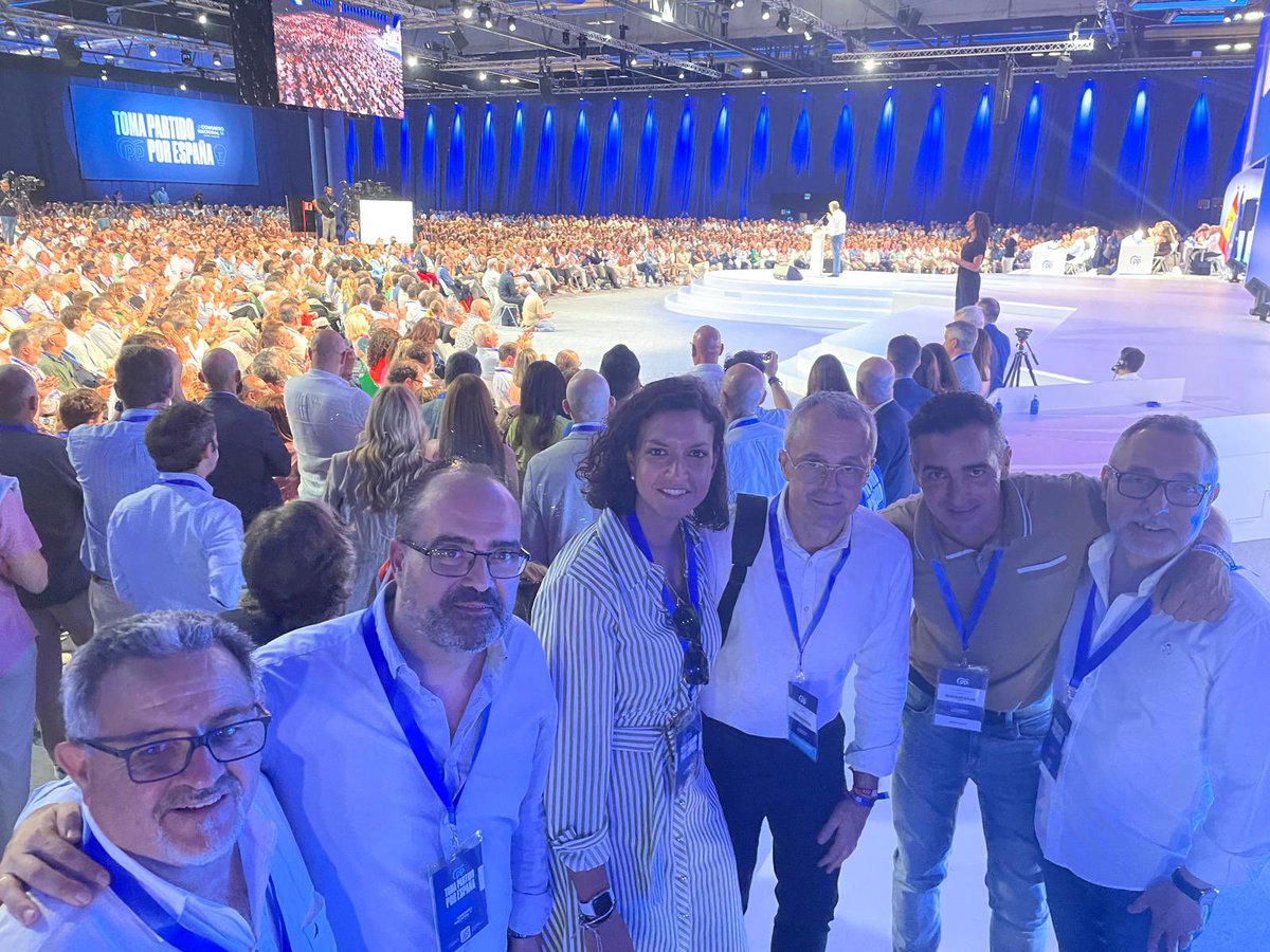 PP de Ponferrada en el
#21CongresoNacionalPP 
#TomaLaPartidoPorEspaña