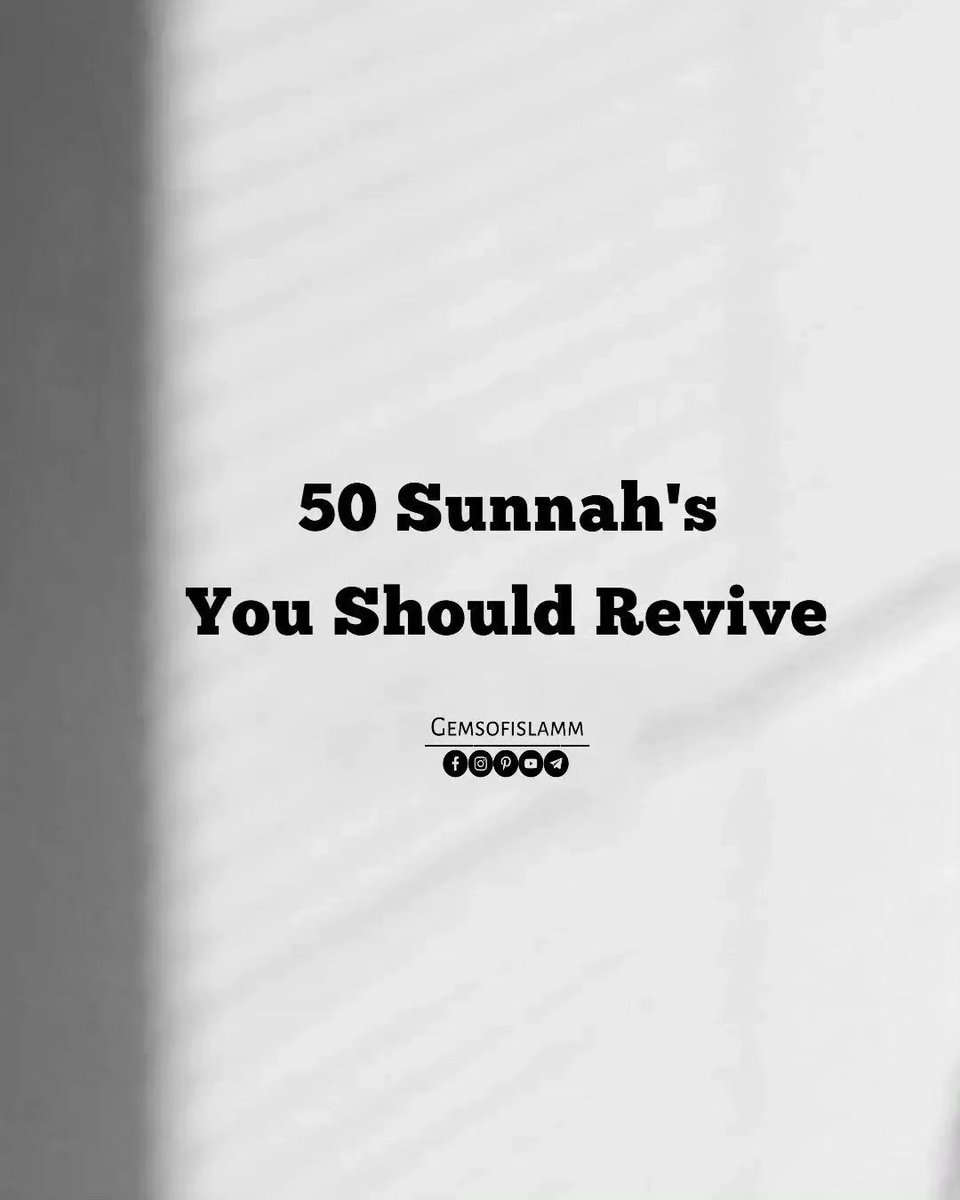 Cool_Ustaz's tweet photo. ● 50 Sunnah's You Should Revive. ❤️

● Beautiful Reminder 🤍📌 https://t.co/yHkxeMrWds
