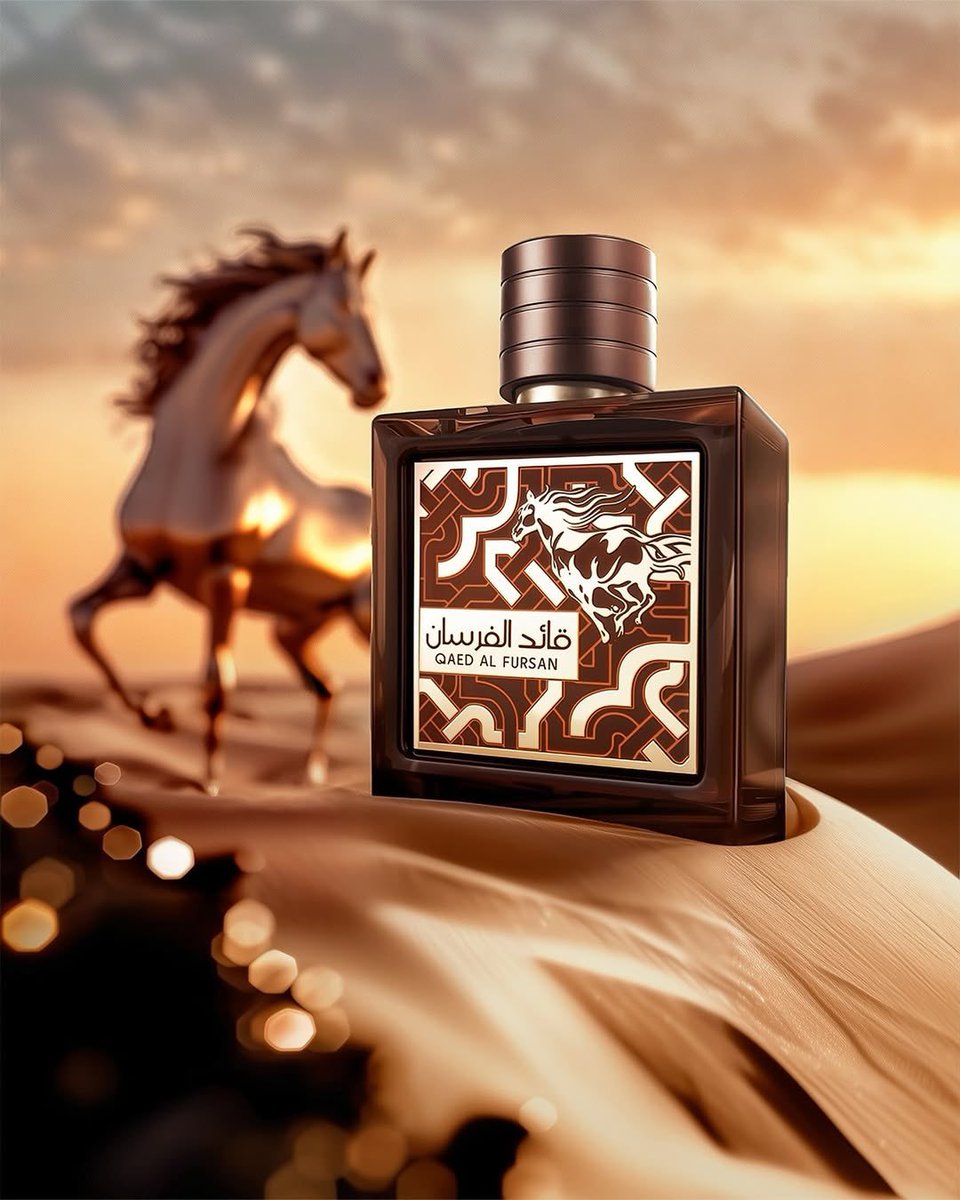 FragranceMerch's tweet photo. Qaed Al Fursan Untamed was launched in 2025. 

Price : #25,000

Top notes are Cinnamon, Mandarin, Nutmeg and Cardamom; middle notes are Caramel, Lavender, Geranium, Clary Sage and Cypress; base notes are Labdanum, Olibanum, Amber, Vetiver and Cedarwood. https://t.co/eaJKo3n24j