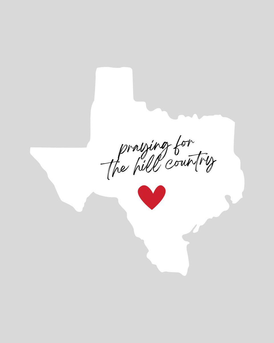 Continuing to pray for our friends and neighbors in the Hill Country. 

"The light shines in the darkness, and the darkness has not overcome it."

John 1:5
