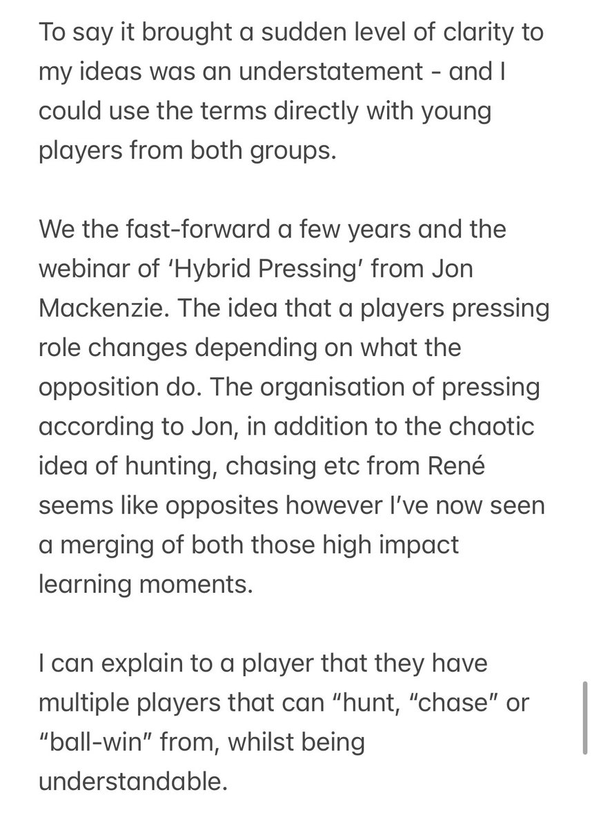 power_ray's tweet image. UK-based 🇬🇧 Adam has started to add some more joined-up thinking to the process, absorbing 2 into one - and from webinars that were years apart!

From webinars from René Meulensteen @rmeulensteen1 and Jon Mackenzie @Jon_Mackenzie 

#CoachDevelopmentProgramme 

4/14