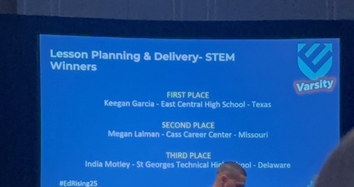 A MASSIVE congratulations to incoming freshman Keegan Garcia for winning first place in the National Teaching Competition for his work in Lesson Planning &amp; Delivery! #MountProud