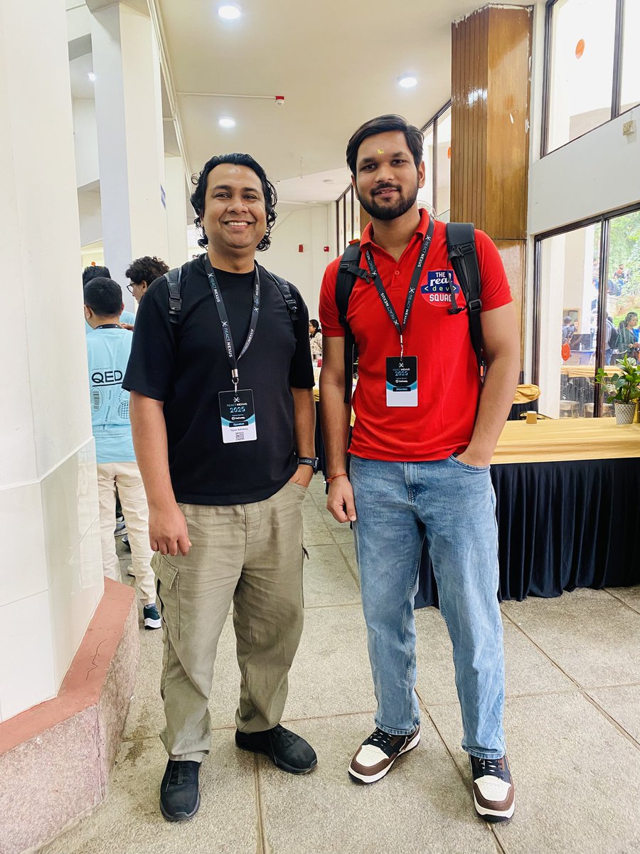 Vaibhav Singh (@xvaibhavsingh) on Twitter photo Met <a href="/tapasadhikary/">Tapas Adhikary | tapaScript</a> at <a href="/ReactNexus/">React Nexus</a> and had a great chat about how they work at CreoWis Tech and how we’re building products at RDS.
Really enjoyed the exchange — lots of great insights! 🤘🏻 Met <a href="/tapasadhikary/">Tapas Adhikary | tapaScript</a> at <a href="/ReactNexus/">React Nexus</a> and had a great chat about how they work at CreoWis Tech and how we’re building products at RDS.
Really enjoyed the exchange — lots of great insights! 🤘🏻