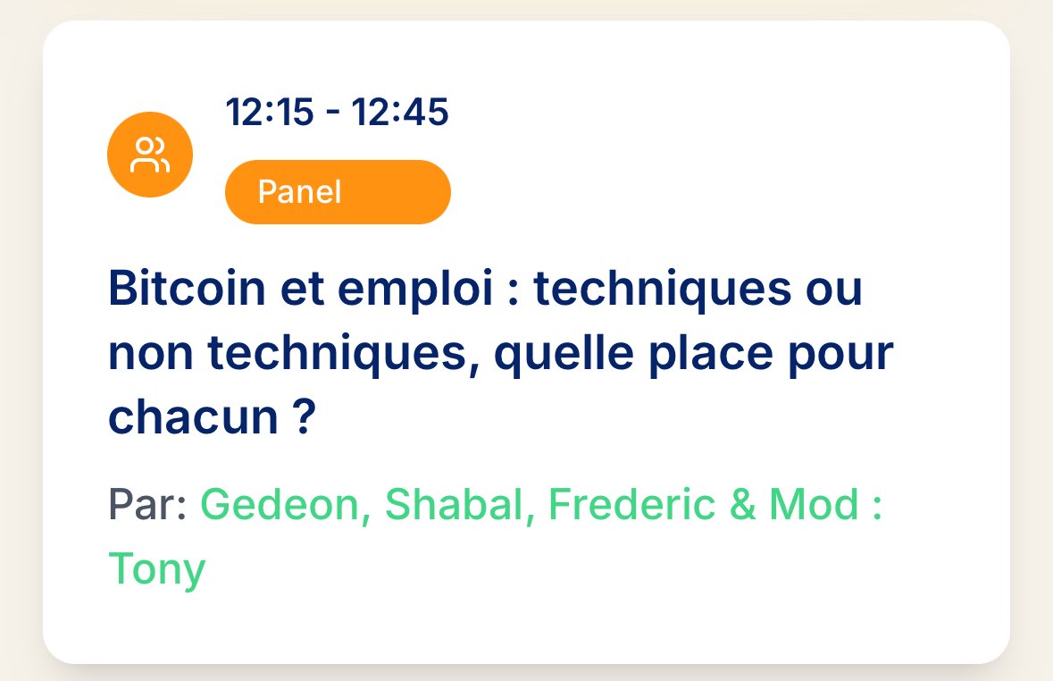 BITCOIN MASTERMIND (@btcmastermind_) on Twitter photo Bitcoin et emploi : techniques ou non techniques, quelle place pour chacun ?
by : <a href="/CryptoHolder4/">Crypto Hodler</a> <a href="/Shabal_officiel/">⛓️CryptosAnalyst📊</a> <a href="/AraumuskCrypto8/">Araumusk Crypto</a>
Mod : <a href="/GdonLalemi/">GED 🔶</a> Bitcoin et emploi : techniques ou non techniques, quelle place pour chacun ?
by : <a href="/CryptoHolder4/">Crypto Hodler</a> <a href="/Shabal_officiel/">⛓️CryptosAnalyst📊</a> <a href="/AraumuskCrypto8/">Araumusk Crypto</a>
Mod : <a href="/GdonLalemi/">GED 🔶</a>
