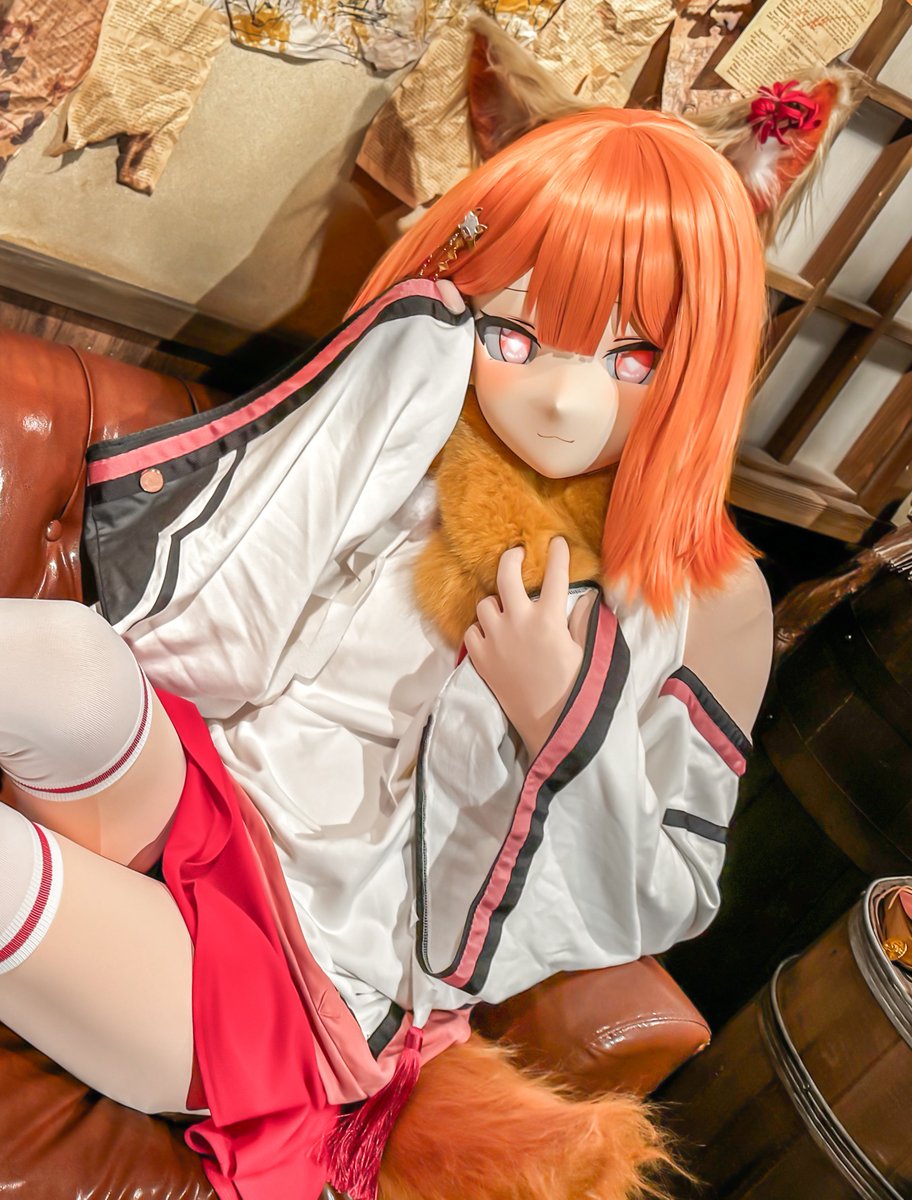🦊目じり……見せたほうが、すき？
 #着ぐるみ  #kigurumi