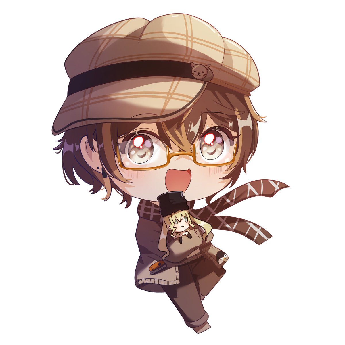 sketch-coloring process🎨☁️
chibi comms for Misugai-kun! <a href="/Misugai_/">Misugai</a> 

what do you think guys?? had so much fun drawing this plushie, idk but it's way too cute www

#WIP #wipart #art #Commission #artmoots #イラスト