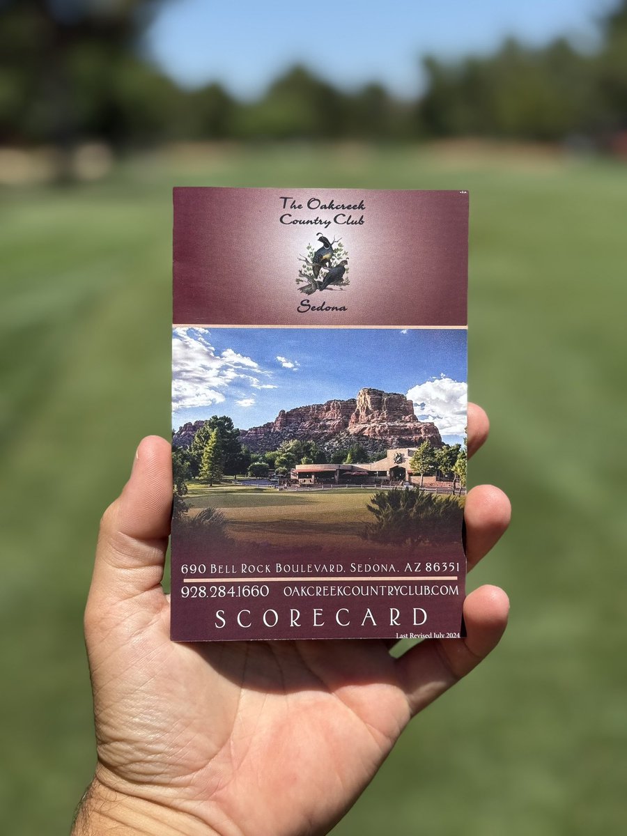 f_lindblom's tweet image. Golf in Sedona hits different 👀👊