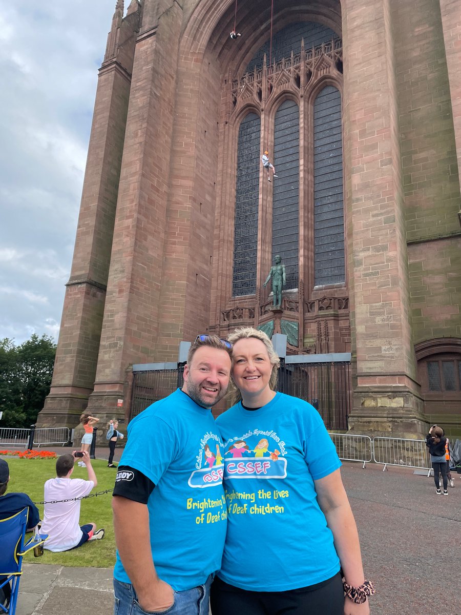 Chloe and Sophie’s Special Ears Fund supports deaf children with both emotional wellbeing and specialist resources in mainstream education💙

 It’s their first time with us, and we’re delighted to have them taking part in this year’s abseils.